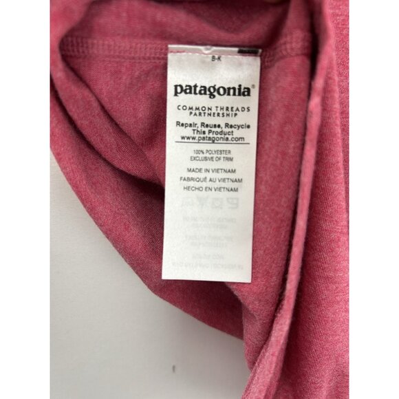 NWT! Patagonia Women’s Large Short Sleeve Nine Trails Shirt Craft Pink - Picture 11 of 14